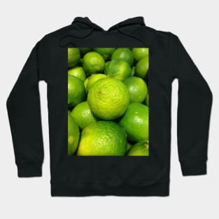 Zesty Limes - Vectorized Photographic Image Hoodie